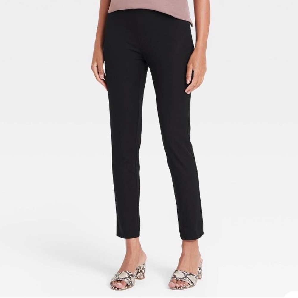 NWT Women's High-Rise Skinny Ankle Pants - A New Day Black sz 16 from Target